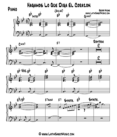 Salsa Piano Montuno Note For Note, Timba Piano Montuno, Salsa Piano Tutorial, Salsa Piano Sheet Music, Salsa Piano Lessons